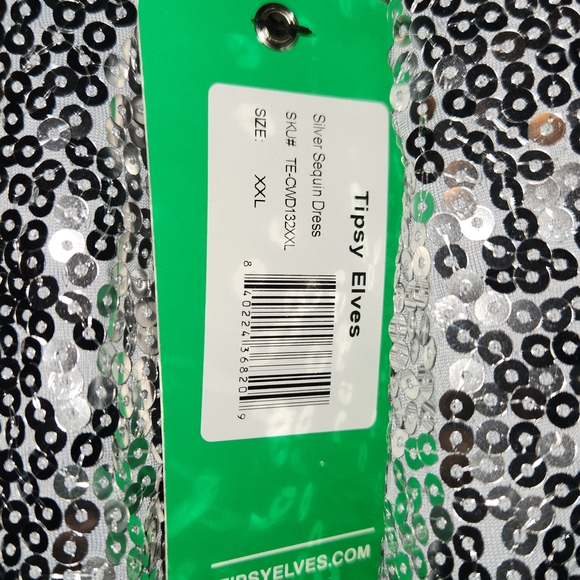 Tipsy Elves Sparkling Red Sequin Dress - Picture 7 of 7